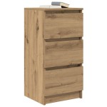 vidaXL Bufetă Stejar Artisan 37,5x35x76 cm Lemn prelucrat vidaXL Bufetă Stejar Artisan 37,5x35x76 cm Lemn prelucrat