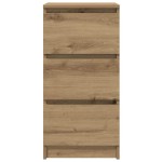 vidaXL Bufetă Stejar Artisan 37,5x35x76 cm Lemn prelucrat vidaXL Bufetă Stejar Artisan 37,5x35x76 cm Lemn prelucrat