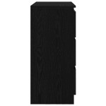 vidaXL Bufetă Stejar negru 80x35x76 cm Lemn prelucrat vidaXL Bufetă Stejar negru 80x35x76 cm Lemn prelucrat