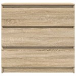 vidaXL Bufetă Stejar Sonoma 80x35x76 cm Lemn prelucrat