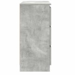 vidaXL Bufetă Gri Beton 80x35x76 cm Lemn prelucrat vidaXL Bufetă Gri Beton 80x35x76 cm Lemn prelucrat