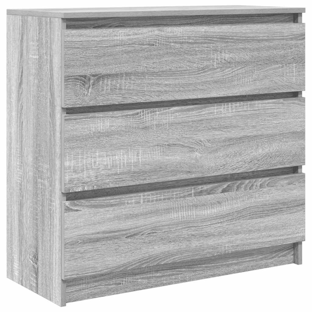 vidaXL Bufetă gri Sonoma 80x35x76 cm Lemn prelucrat