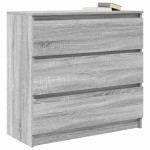 vidaXL Bufetă gri Sonoma 80x35x76 cm Lemn prelucrat vidaXL Bufetă gri Sonoma 80x35x76 cm Lemn prelucrat