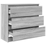 vidaXL Bufetă gri Sonoma 80x35x76 cm Lemn prelucrat vidaXL Bufetă gri Sonoma 80x35x76 cm Lemn prelucrat