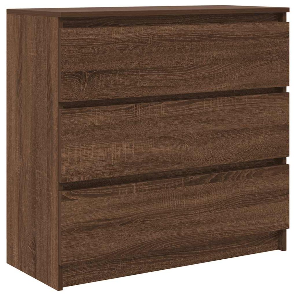 vidaXL Bufetă Stejar maro 80x35x76 cm Lemn prelucrat