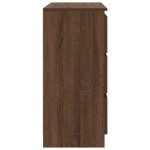 vidaXL Bufetă Stejar maro 80x35x76 cm Lemn prelucrat vidaXL Bufetă Stejar maro 80x35x76 cm Lemn prelucrat