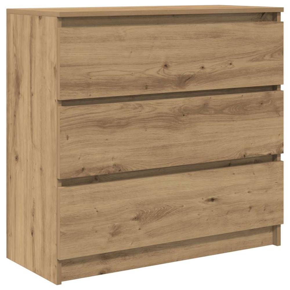 vidaXL Bufetă Stejar Artisan 80x35x76 cm Lemn prelucrat