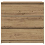 vidaXL Bufetă Stejar Artisan 80x35x76 cm Lemn prelucrat vidaXL Bufetă Stejar Artisan 80x35x76 cm Lemn prelucrat