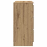 vidaXL Bufetă Stejar Artisan 80x35x76 cm Lemn prelucrat vidaXL Bufetă Stejar Artisan 80x35x76 cm Lemn prelucrat