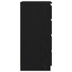 vidaXL Bufetă Stejar negru 37,5x35x76 cm Lemn prelucrat vidaXL Bufetă Stejar negru 37,5x35x76 cm Lemn prelucrat
