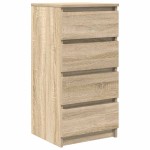 vidaXL Bufetă Stejar Sonoma 37,5x35x76 cm Lemn prelucrat