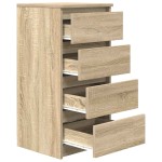 vidaXL Bufetă Stejar Sonoma 37,5x35x76 cm Lemn prelucrat