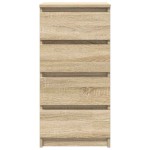 vidaXL Bufetă Stejar Sonoma 37,5x35x76 cm Lemn prelucrat