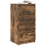vidaXL Bufetă Stejar afumat 37,5x35x76 cm Lemn prelucrat