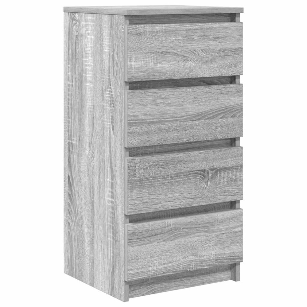 vidaXL Bufetă gri Sonoma 37,5x35x76 cm Lemn prelucrat