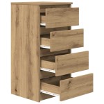 vidaXL Bufetă Stejar Artisan 37,5x35x76 cm Lemn prelucrat