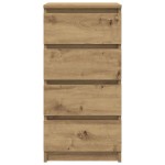 vidaXL Bufetă Stejar Artisan 37,5x35x76 cm Lemn prelucrat