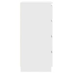 vidaXL Bufetă cu sertare Alb 37,5x35x99 cm Lemn prelucrat