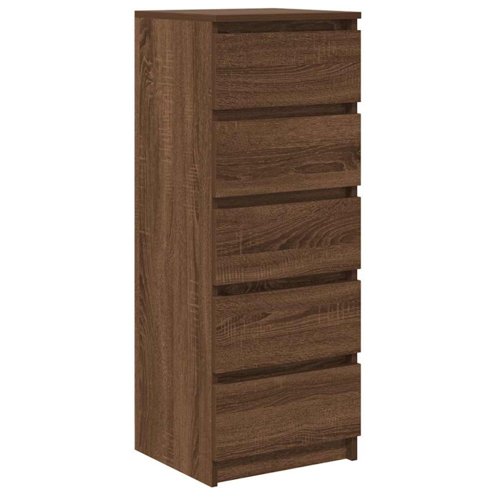 vidaXL Bufetă cu sertare Stejar maro 37,5x35x99 cm Lemn prelucrat