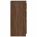 vidaXL Bufetă cu sertare Stejar maro 37,5x35x99 cm Lemn prelucrat