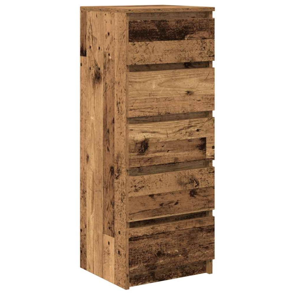 vidaXL Bufetă cu sertare Lemn vechi 37,5x35x99 cm Lemn prelucrat