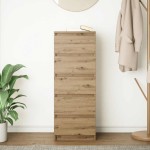 vidaXL Bufetă cu sertare Stejar Artisan 37,5x35x99 cm Lemn prelucrat
