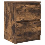 vidaXL Dulap TV Stejar afumat 40x35x54 cm Lemn prelucrat