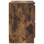 vidaXL Dulap TV Stejar afumat 40x35x54 cm Lemn prelucrat