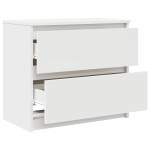 vidaXL Dulap TV, alb, 60x35x54 cm, lemn prelucrat vidaXL Dulap TV, alb, 60x35x54 cm, lemn prelucrat