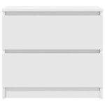 vidaXL Dulap TV, alb, 60x35x54 cm, lemn prelucrat vidaXL Dulap TV, alb, 60x35x54 cm, lemn prelucrat