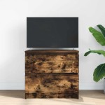 vidaXL Dulap TV Stejar afumat 60x35x54 cm Lemn prelucrat