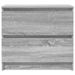 vidaXL Dulap TV Gri Sonoma 60x35x54 cm lemn prelucrat