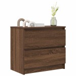 vidaXL Dulap TV Stejar maro 60x35x54 cm Lemn prelucrat