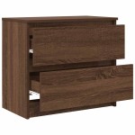 vidaXL Dulap TV Stejar maro 60x35x54 cm Lemn prelucrat