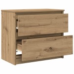vidaXL Dulap TV Artisan Stejar 60x35x54 cm Lemn prelucrat