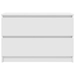 vidaXL Dulap TV alb 80x35x54 cm lemn prelucrat