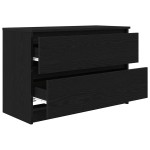 vidaXL Dulap TV negru 80x35x54 cm lemn prelucrat