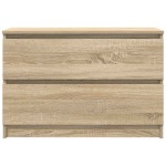 vidaXL Dulap TV Stejar Sonoma 80x35x54 cm Lemn prelucrat