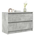 vidaXL Dulap TV Beton Gri 80x35x54 cm Lemn prelucrat