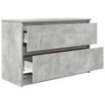 vidaXL Dulap TV Beton Gri 80x35x54 cm Lemn prelucrat