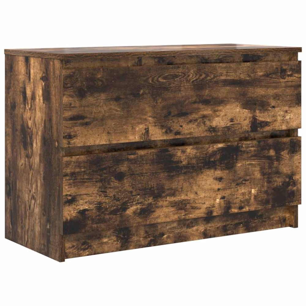 vidaXL Dulap TV Stejar afumat 80x35x54 cm Lemn prelucrat