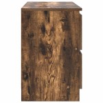 vidaXL Dulap TV Stejar afumat 80x35x54 cm Lemn prelucrat