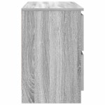vidaXL Dulap TV Gri Sonoma 80x35x54 cm lemn prelucrat