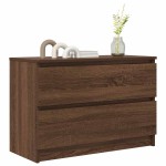 vidaXL Dulap TV Stejar maro 80x35x54 cm Lemn prelucrat