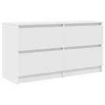 vidaXL Dulap TV alb 100x35x54 cm lemn prelucrat