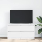vidaXL Dulap TV alb 100x35x54 cm lemn prelucrat