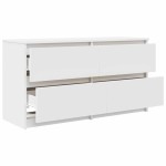 vidaXL Dulap TV alb 100x35x54 cm lemn prelucrat
