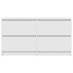 vidaXL Dulap TV alb 100x35x54 cm lemn prelucrat
