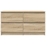 vidaXL Comodă TV, stejar sonoma, 100x35x54 cm, lemn prelucrat vidaXL Comodă TV, stejar sonoma, 100x35x54 cm, lemn prelucrat