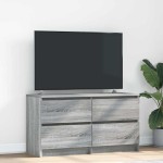 vidaXL Comodă TV, gri sonoma, 100x35x54 cm, lemn compozit vidaXL Comodă TV, gri sonoma, 100x35x54 cm, lemn compozit